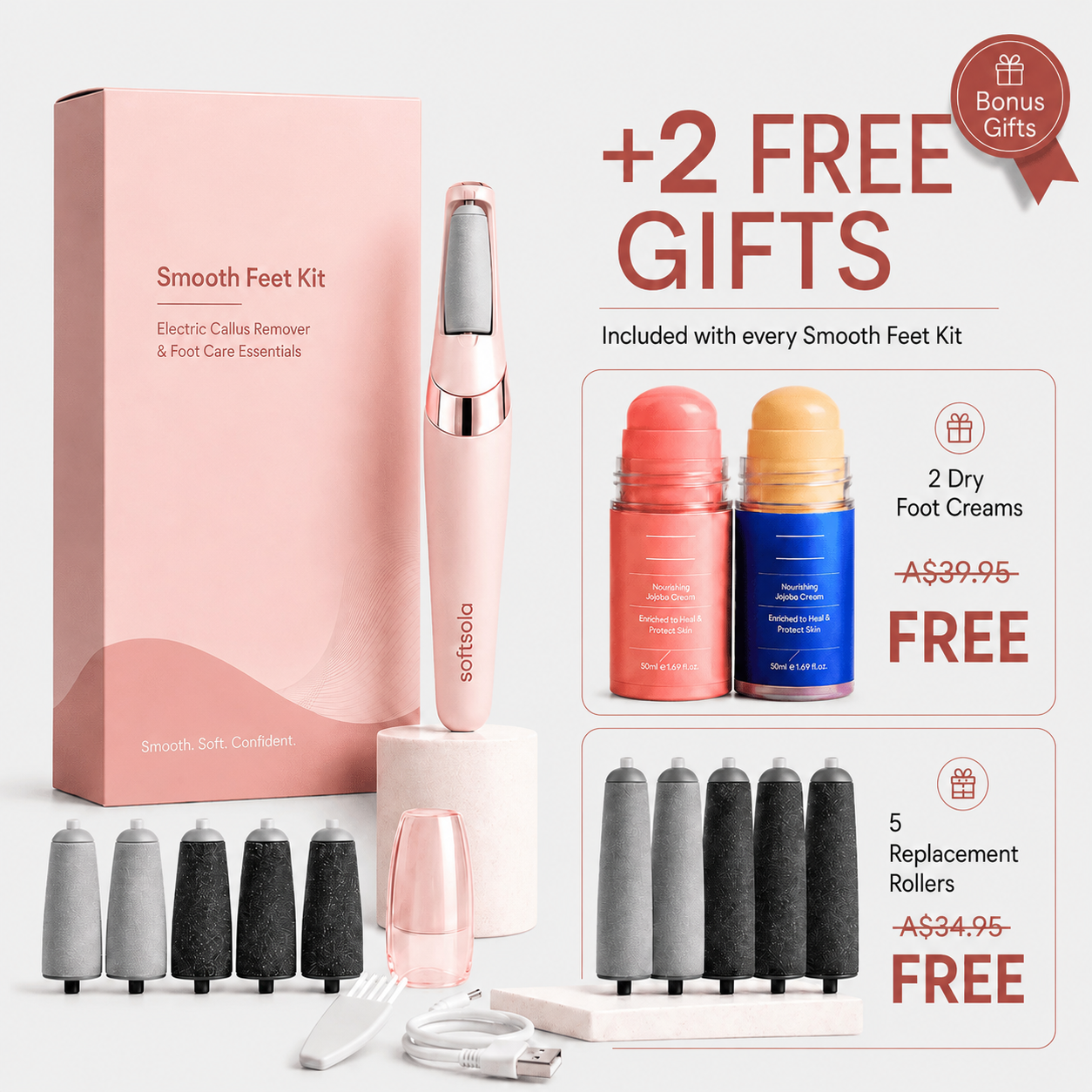 Softsola Smooth Feet Kit